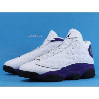 Air Jordan 13 Retro Lakers 414571-105 White/Black/Court Purple/University Gold Sneakers