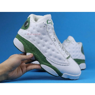 Air Jordan 13 Retro Ray Allen PE 414571-125 White/Clover/Green Sneakers