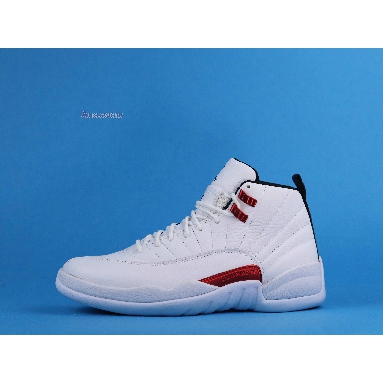 Air Jordan 12 Retro Twist CT8013-106 White/University Red-Black Mens Womens Shoes