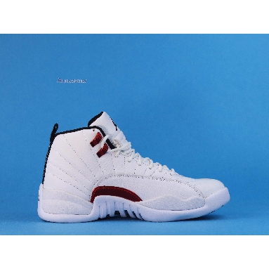 Air Jordan 12 Retro Twist CT8013-106 White/University Red-Black Mens Womens Shoes