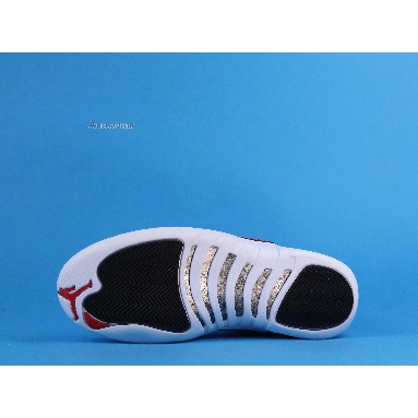 Air Jordan 12 Retro Twist CT8013-106 White/University Red-Black Mens Womens Shoes