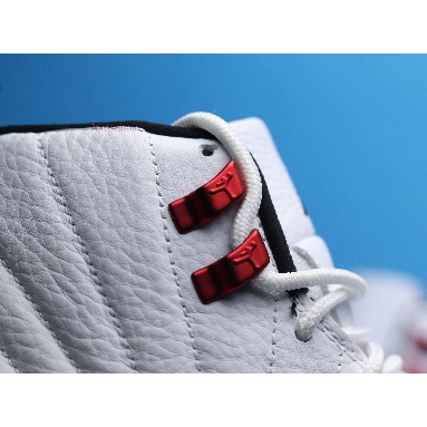 Air Jordan 12 Retro Twist CT8013-106 White/University Red-Black Mens Womens Shoes