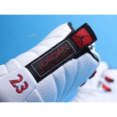 Air Jordan 12 Retro Twist CT8013-106 White/University Red-Black Mens Womens Shoes