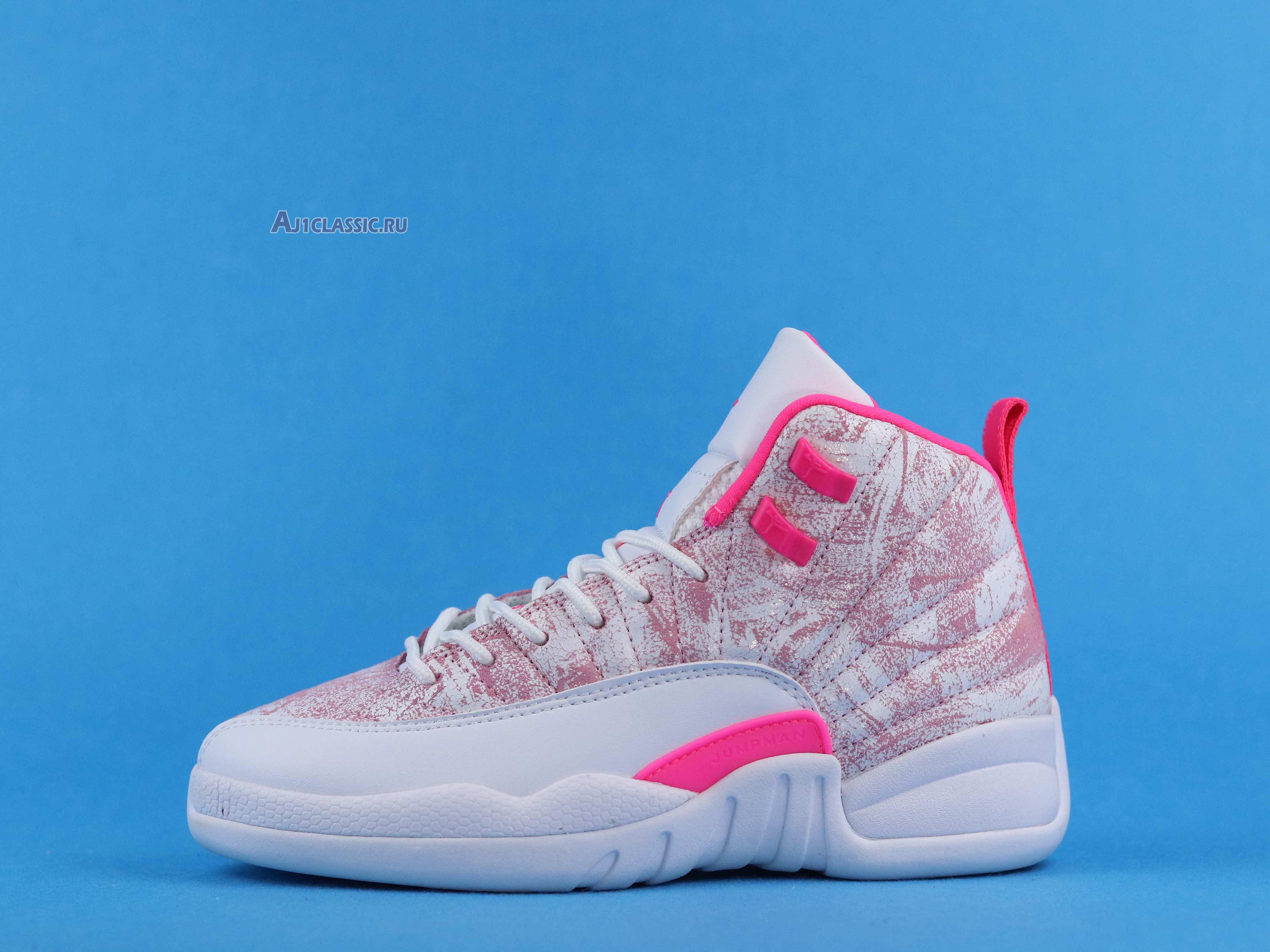 New Air Jordan 12 Retro GS "Arctic Pink" 510815-101 Shoes