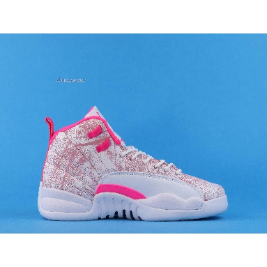 Air Jordan 12 Retro GS Arctic Pink 510815-101 White/Arctic Punch/Hyper Pink Sneakers