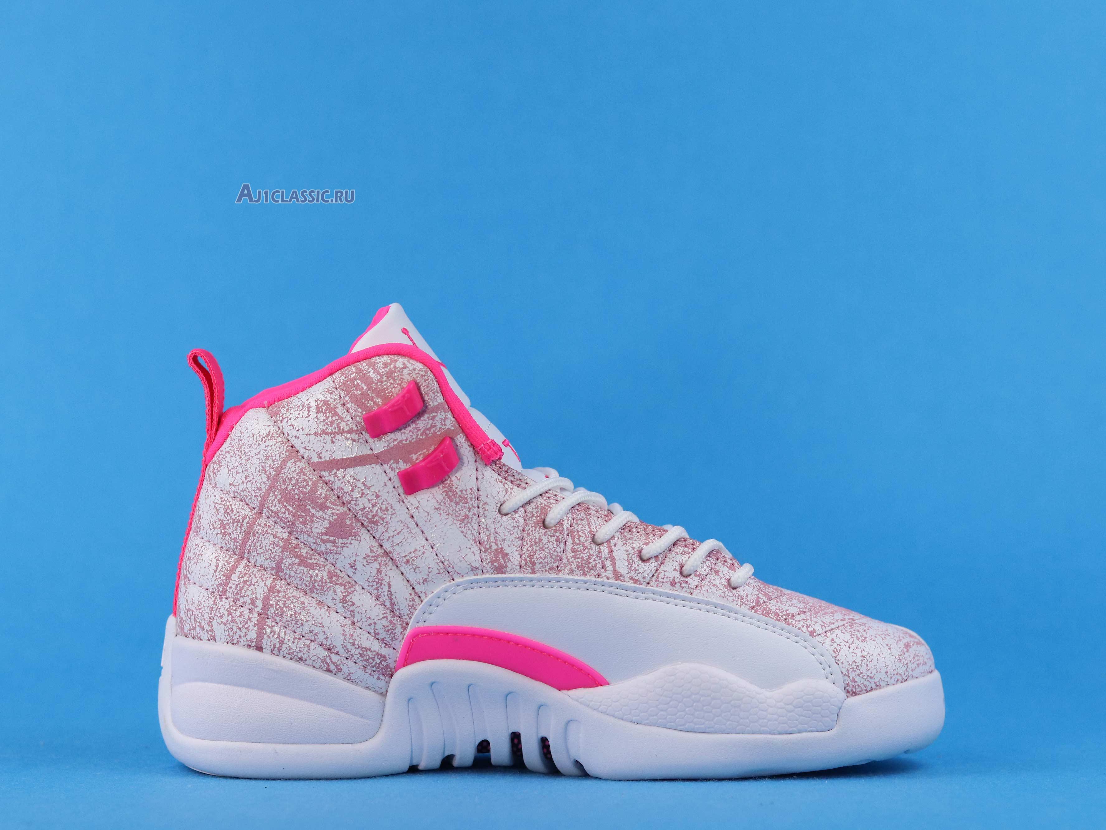 New Air Jordan 12 Retro GS "Arctic Pink" 510815-101 Shoes