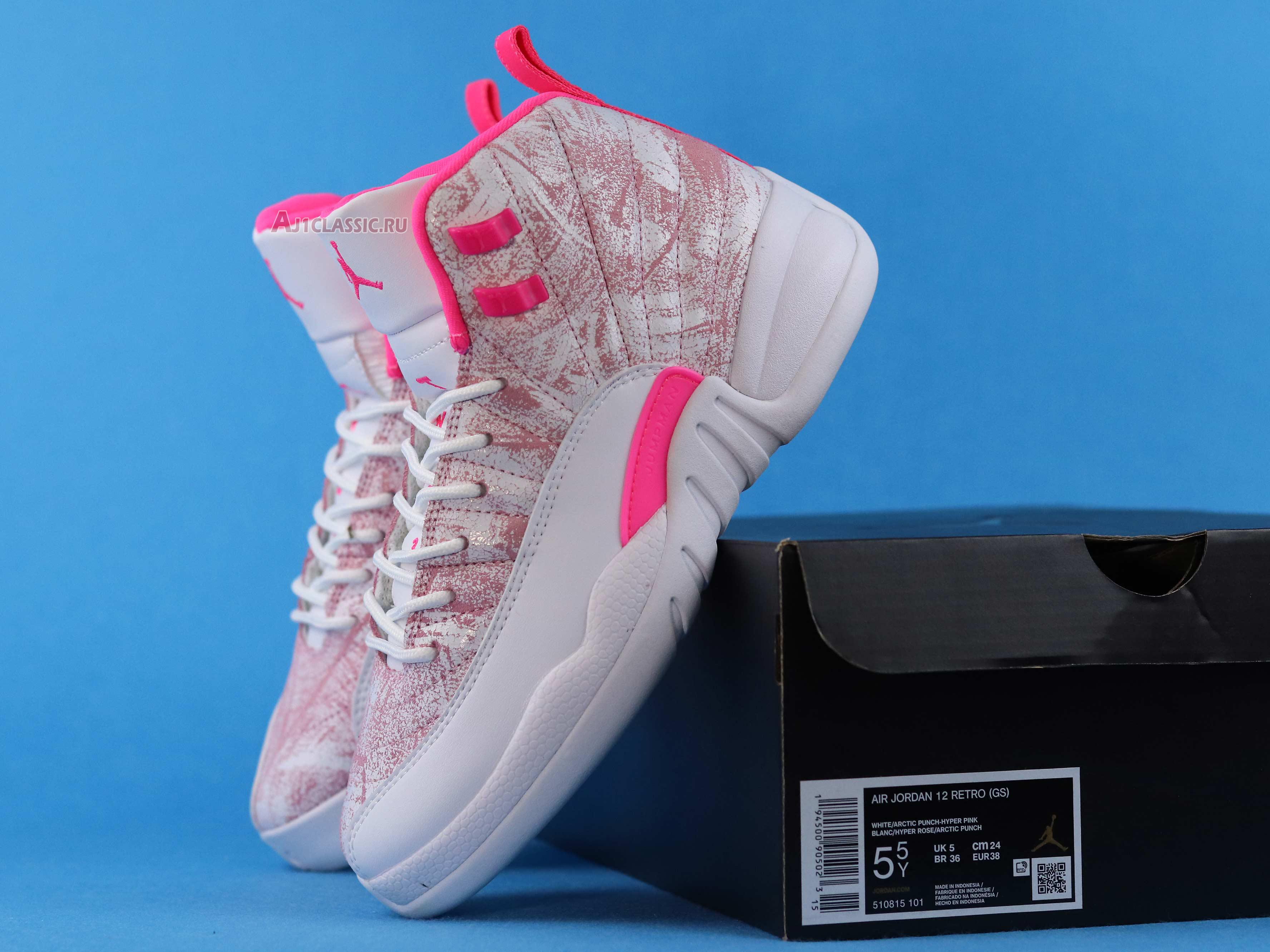 Air Jordan 12 Retro GS "Arctic Pink" 510815-101