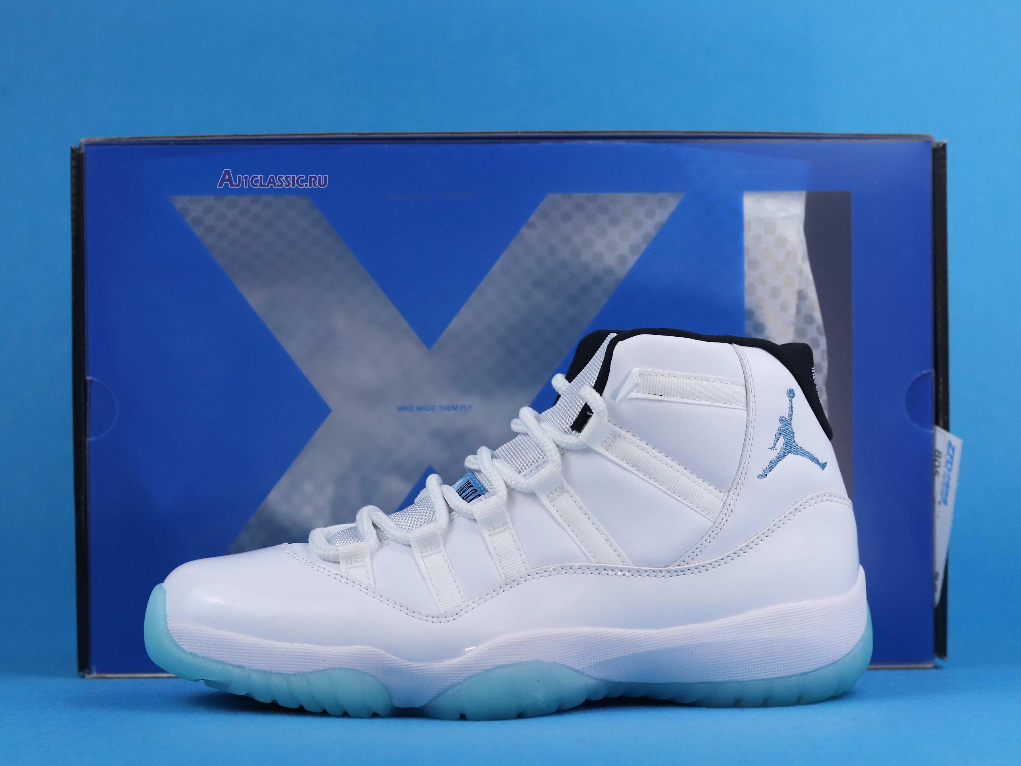 New Air Jordan 11 Retro "Legend Blue" 2014 378037-117 Shoes