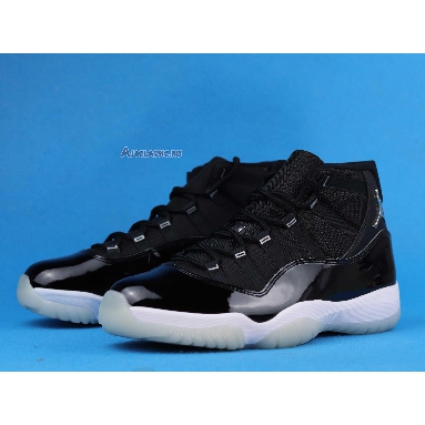 Air Jordan 11 Retro 25th Anniversary CT8012-011-2 Black/Clear-White-Metallic Silver Sneakers