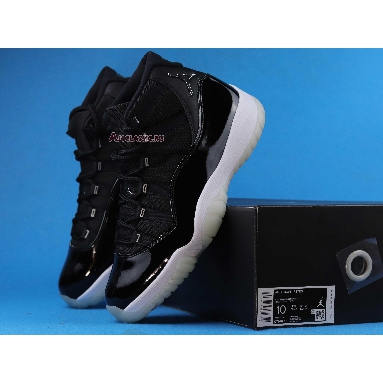 Air Jordan 11 Retro 25th Anniversary CT8012-011-2 Black/Clear-White-Metallic Silver Sneakers