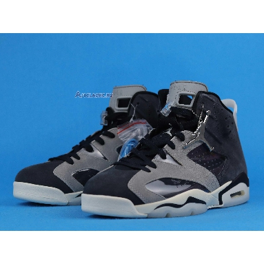 Air Jordan 6 Retro Tech Chrome CK6635-001 Black/Light Smoke Grey/Sail/Chrome Sneakers