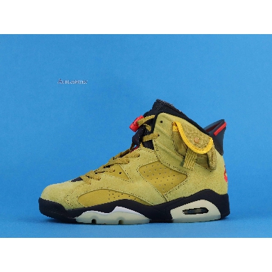 Travis Scott x Air Jordan 6 Yellow CN1084-300 Mustard Yellow/University Red/Black Mens Womens Shoes