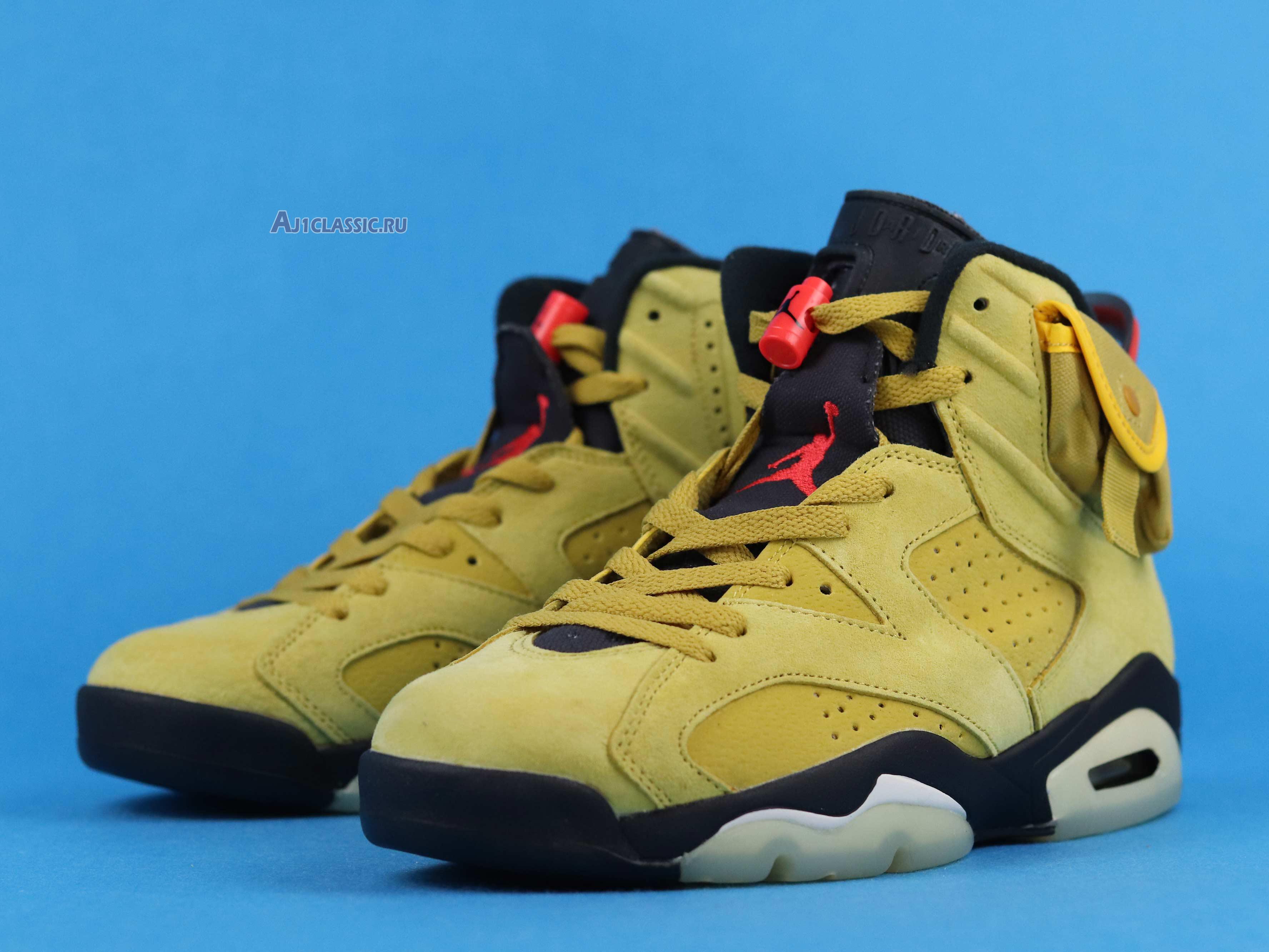 New Travis Scott x Air Jordan 6 "Yellow" CN1084-300 Shoes