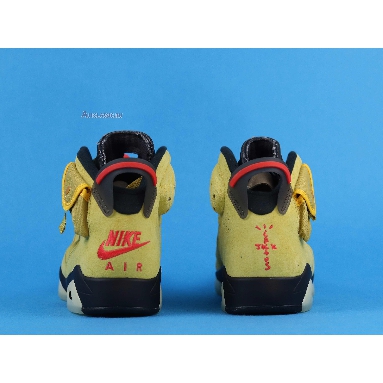 Travis Scott x Air Jordan 6 Yellow CN1084-300 Mustard Yellow/University Red/Black Mens Womens Shoes