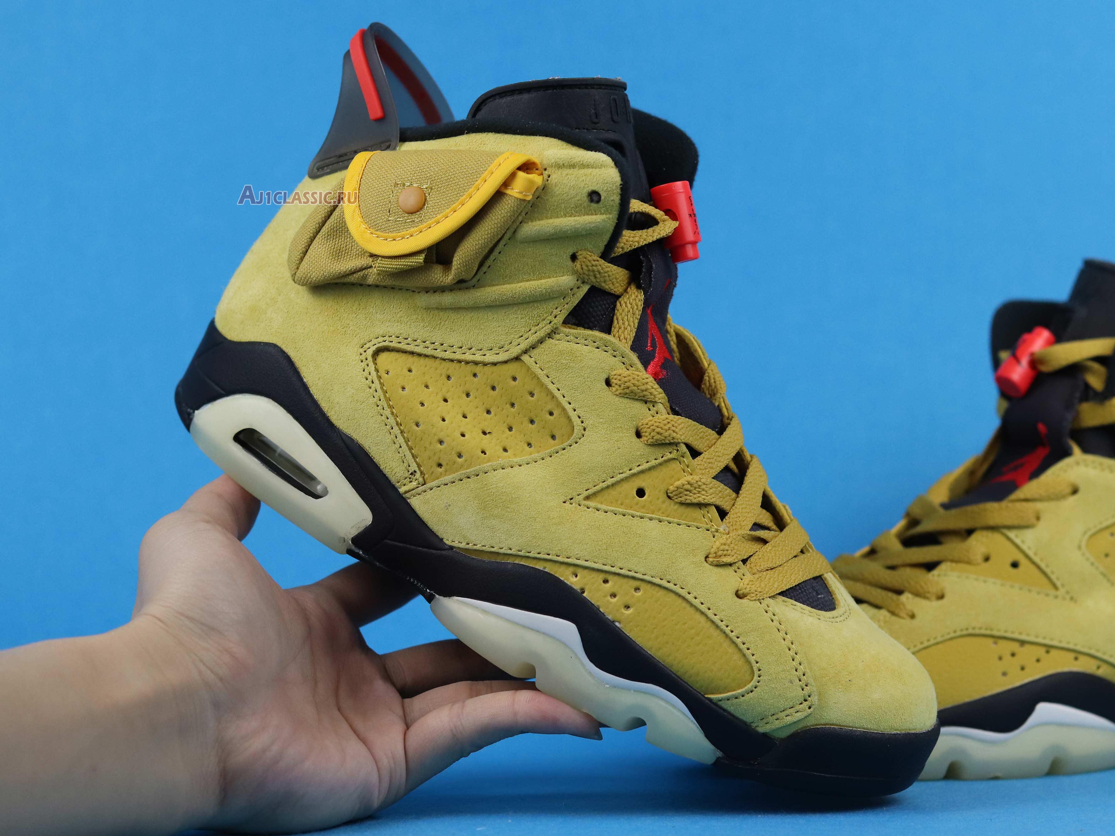 New Travis Scott x Air Jordan 6 "Yellow" CN1084-300 Shoes