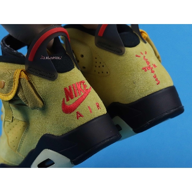 Travis Scott x Air Jordan 6 Yellow CN1084-300 Mustard Yellow/University Red/Black Mens Womens Shoes