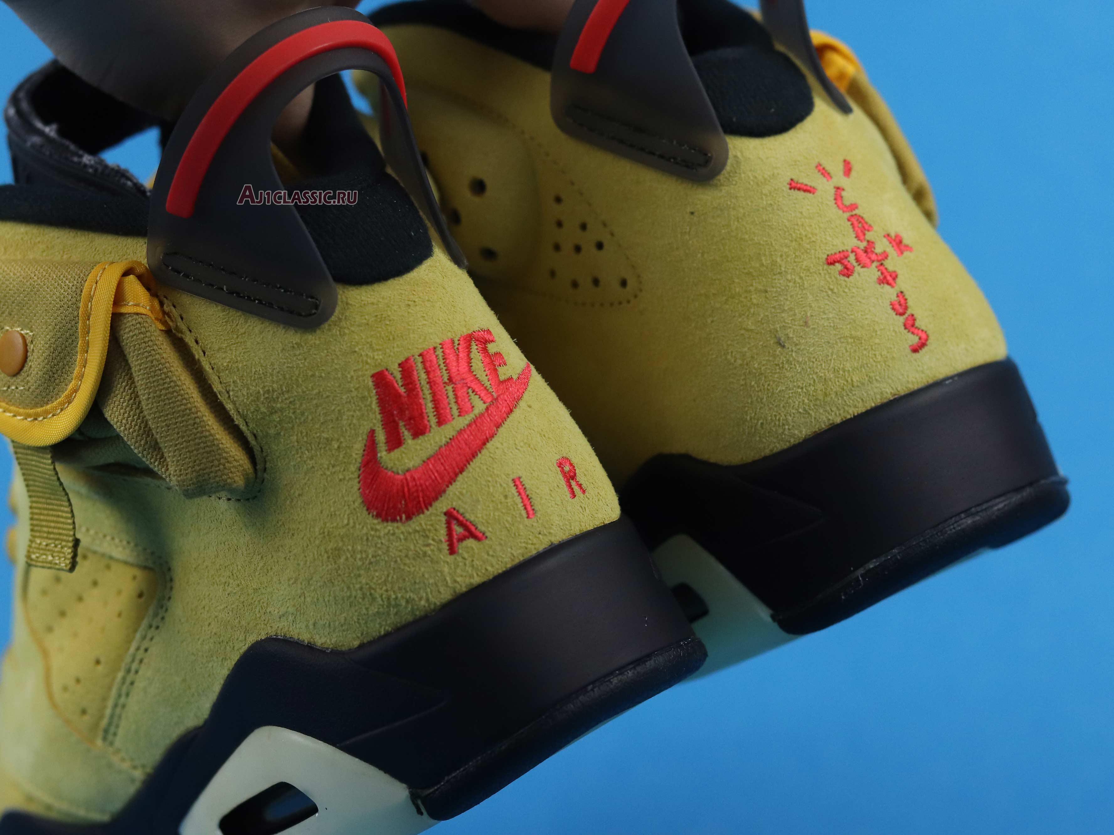 New Travis Scott x Air Jordan 6 "Yellow" CN1084-300 Shoes