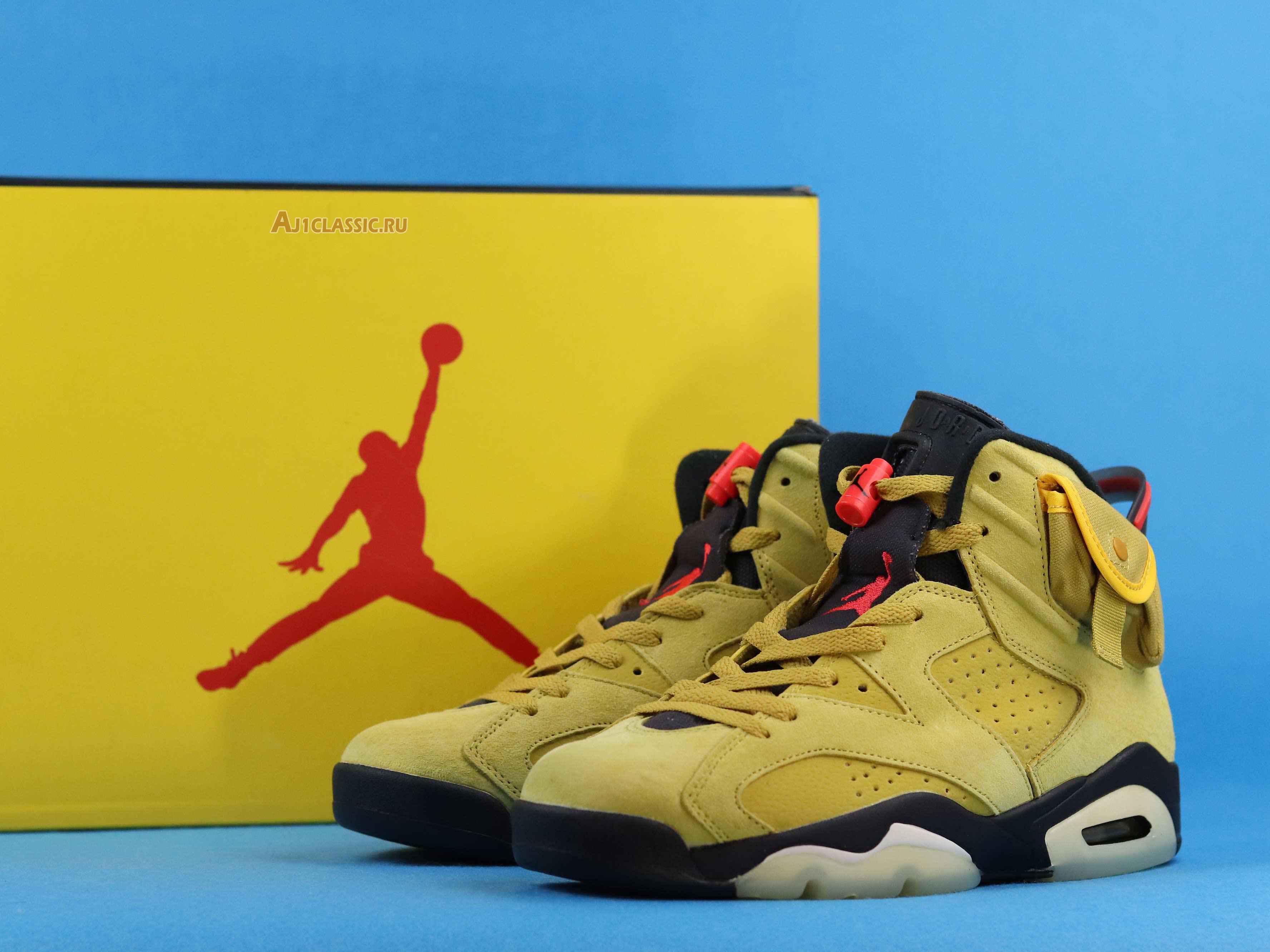 New Travis Scott x Air Jordan 6 "Yellow" CN1084-300 Shoes