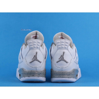 Air Jordan 4 Retro White Oreo CT8527-100 White/Tech Grey/Black/Fire Red Sneakers