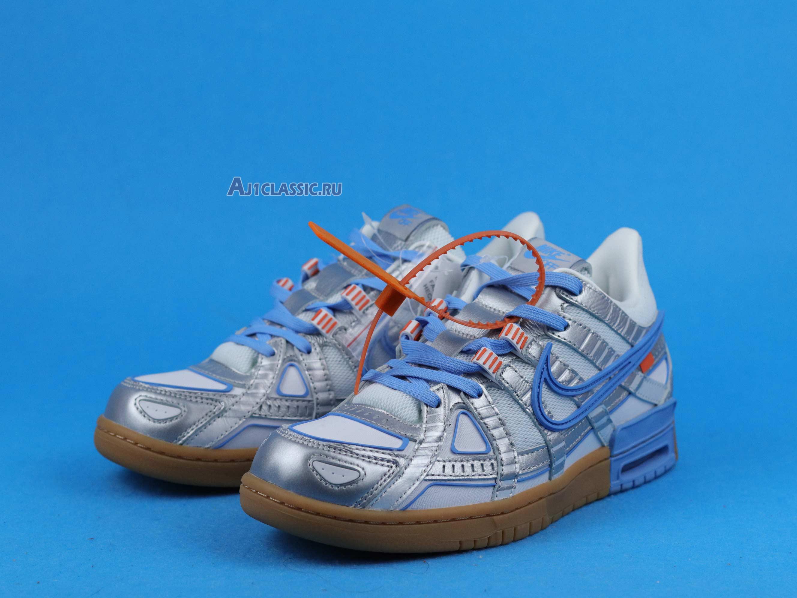 New Off-White x Air Rubber Nike Dunk "University Blue" CU6015-100 Shoes