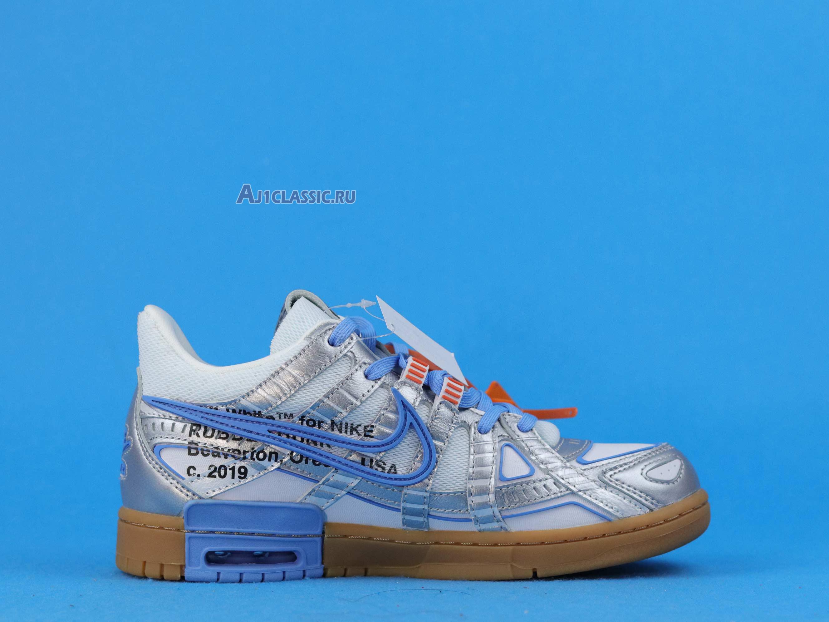 New Off-White x Air Rubber Nike Dunk "University Blue" CU6015-100 Shoes