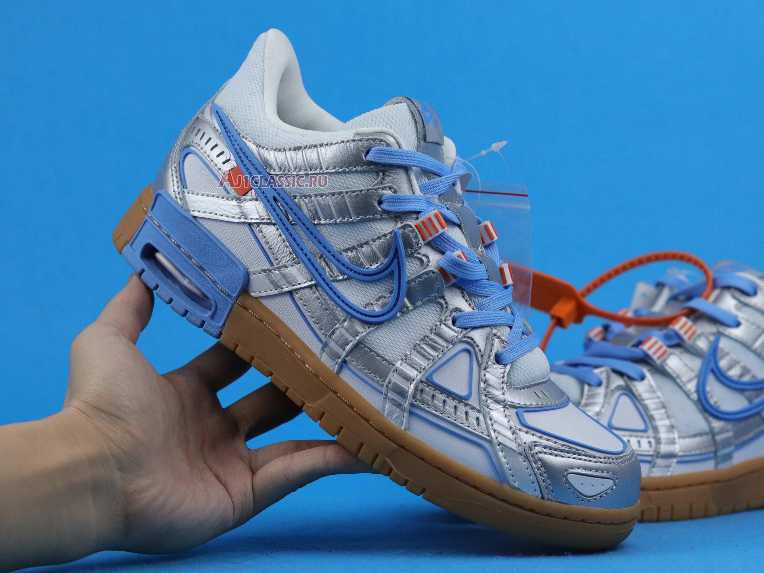 New Off-White x Air Rubber Nike Dunk "University Blue" CU6015-100 Shoes