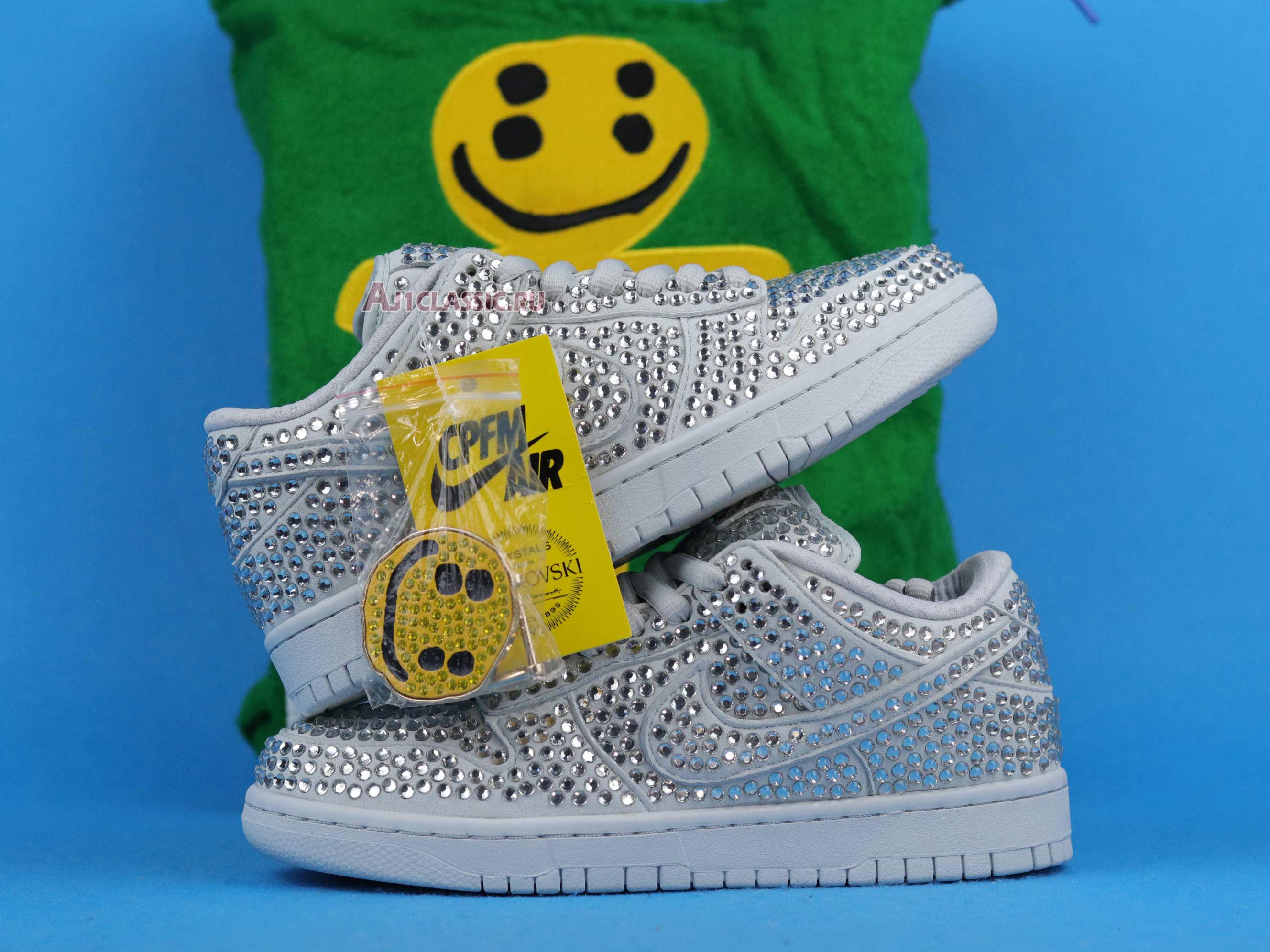 Cactus Plant Flea Market x Swarovski x Dunk Low "Pure Platinum" CZ2670-001