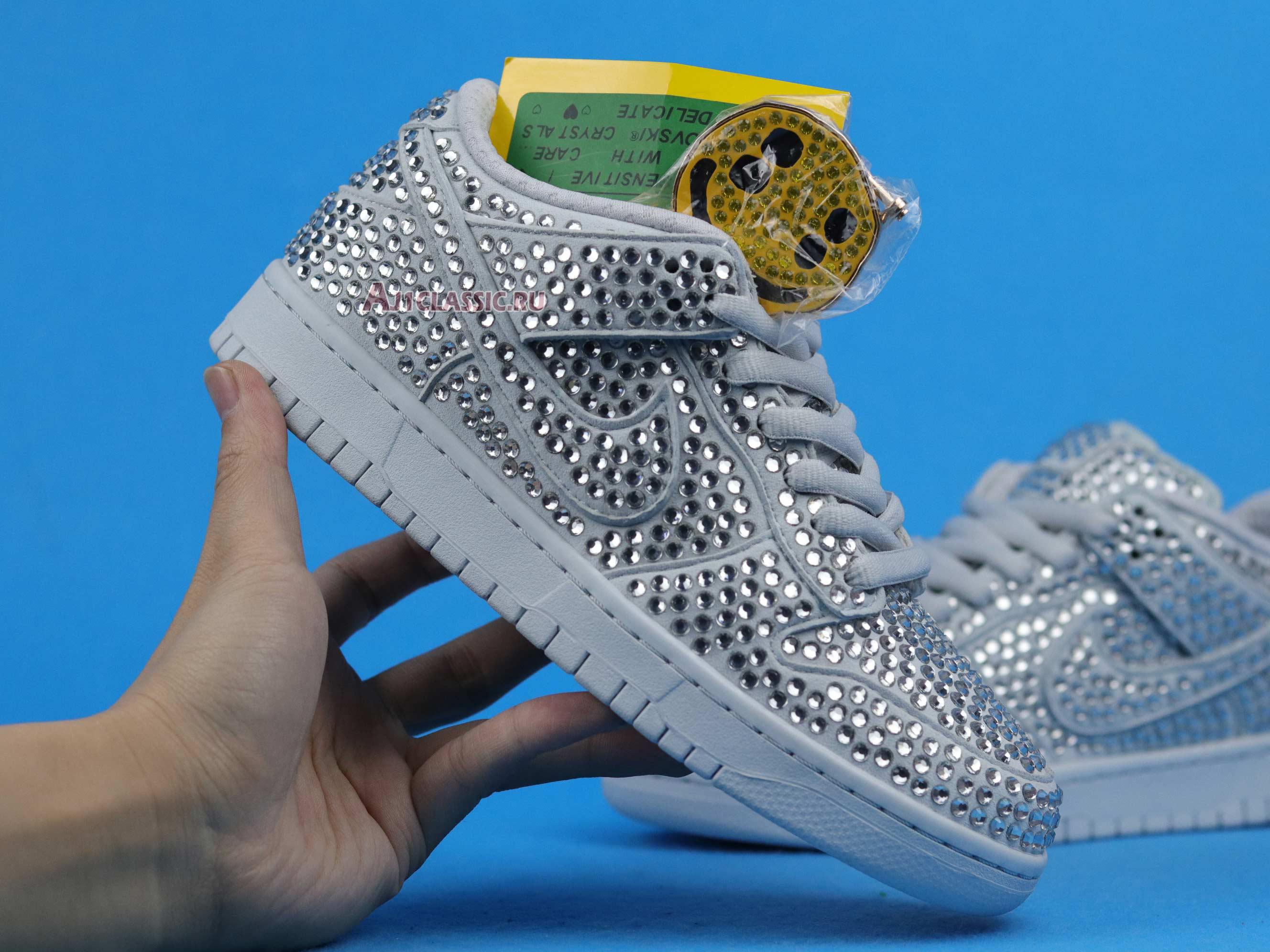 Cactus Plant Flea Market x Swarovski x Dunk Low "Pure Platinum" CZ2670-001