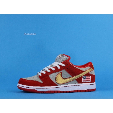 Nike SB Dunk Low Nasty Boys 304292-610 Red/White/Gold Mens Womens Shoes