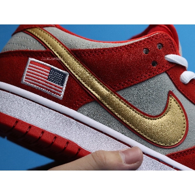 Nike SB Dunk Low Nasty Boys 304292-610 Red/White/Gold Mens Womens Shoes