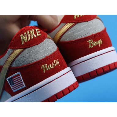 Nike SB Dunk Low Nasty Boys 304292-610 Red/White/Gold Mens Womens Shoes