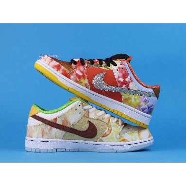 Jason Deng x Nike Dunk Low Pro SB Street Hawker CV1628-800 Copper/Light Silver/Pueblo Brown/Metallic Silver Sneakers