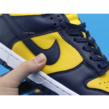 Nike Dunk Low Michigan 2021 DD1391-700 Varsity Maize/Midnight Navy/White Mens Womens Shoes