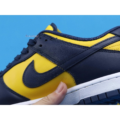 Nike Dunk Low Michigan 2021 DD1391-700 Varsity Maize/Midnight Navy/White Mens Womens Shoes