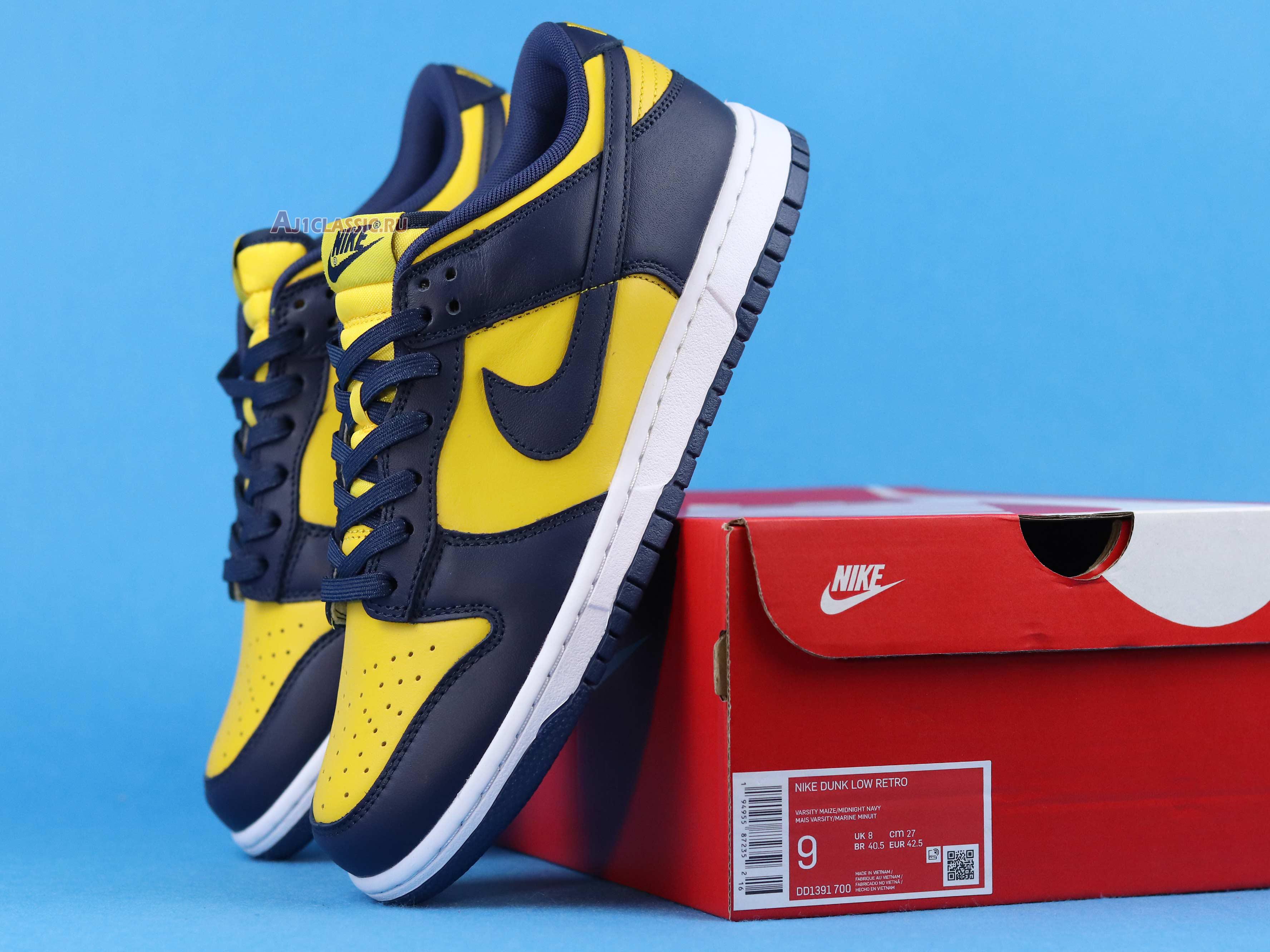 New Nike Dunk Low "Michigan" 2021 DD1391-700 Shoes