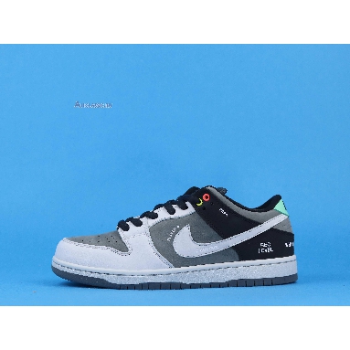 Nike Dunk Low SB Camcorder CV1659-001 Grey/White/Black/Green Mens Womens Shoes