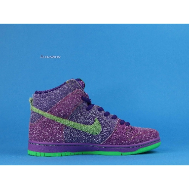 Nike Dunk High Pro SB Reverse Skunk CW9971-500 Purple/Green/Orange Mens Womens Shoes