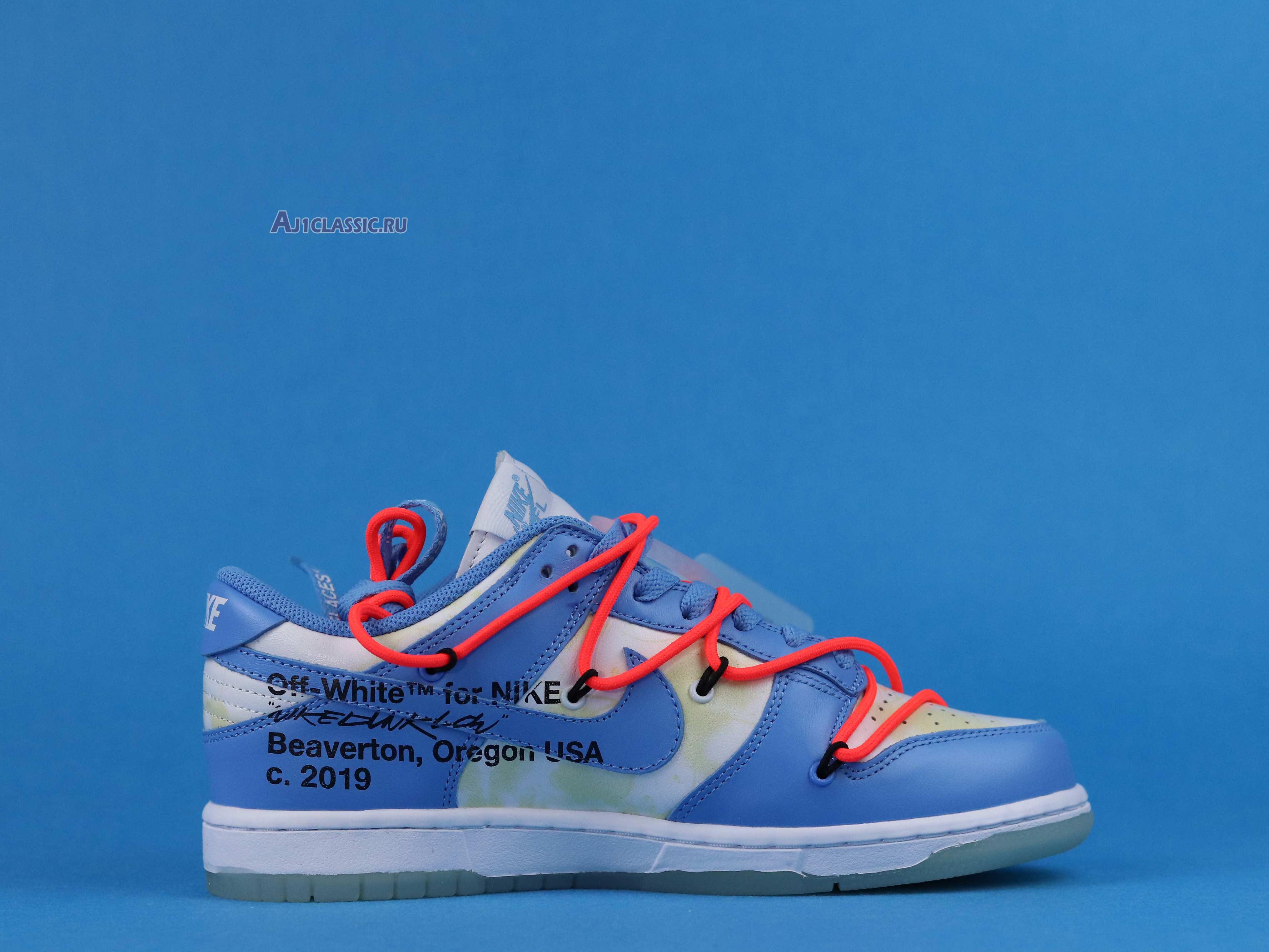 Off-White x Futura x Nike Dunk Low SB "UNC" DD0856-403