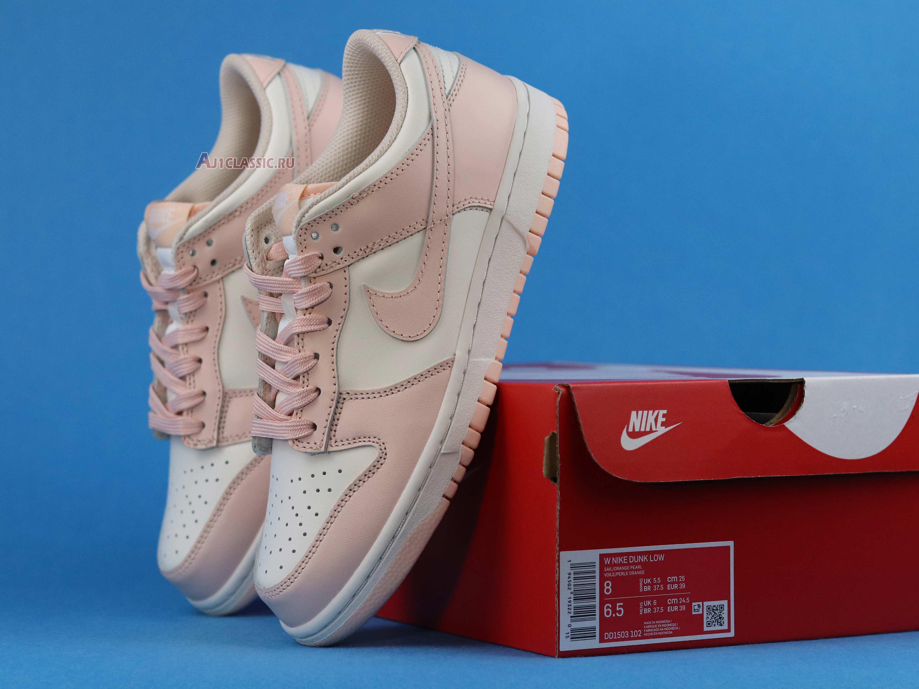 New Wmns Nike Dunk Low "Orange Pearl" DD1503-102 Shoes