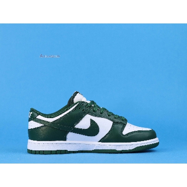 Nike Dunk Low Michigan State DD1391-101 White/Team Green/White/Total Orange Mens Womens Shoes