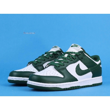 Nike Dunk Low Michigan State DD1391-101 White/Team Green/White/Total Orange Mens Womens Shoes