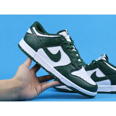 Nike Dunk Low Michigan State DD1391-101 White/Team Green/White/Total Orange Mens Womens Shoes