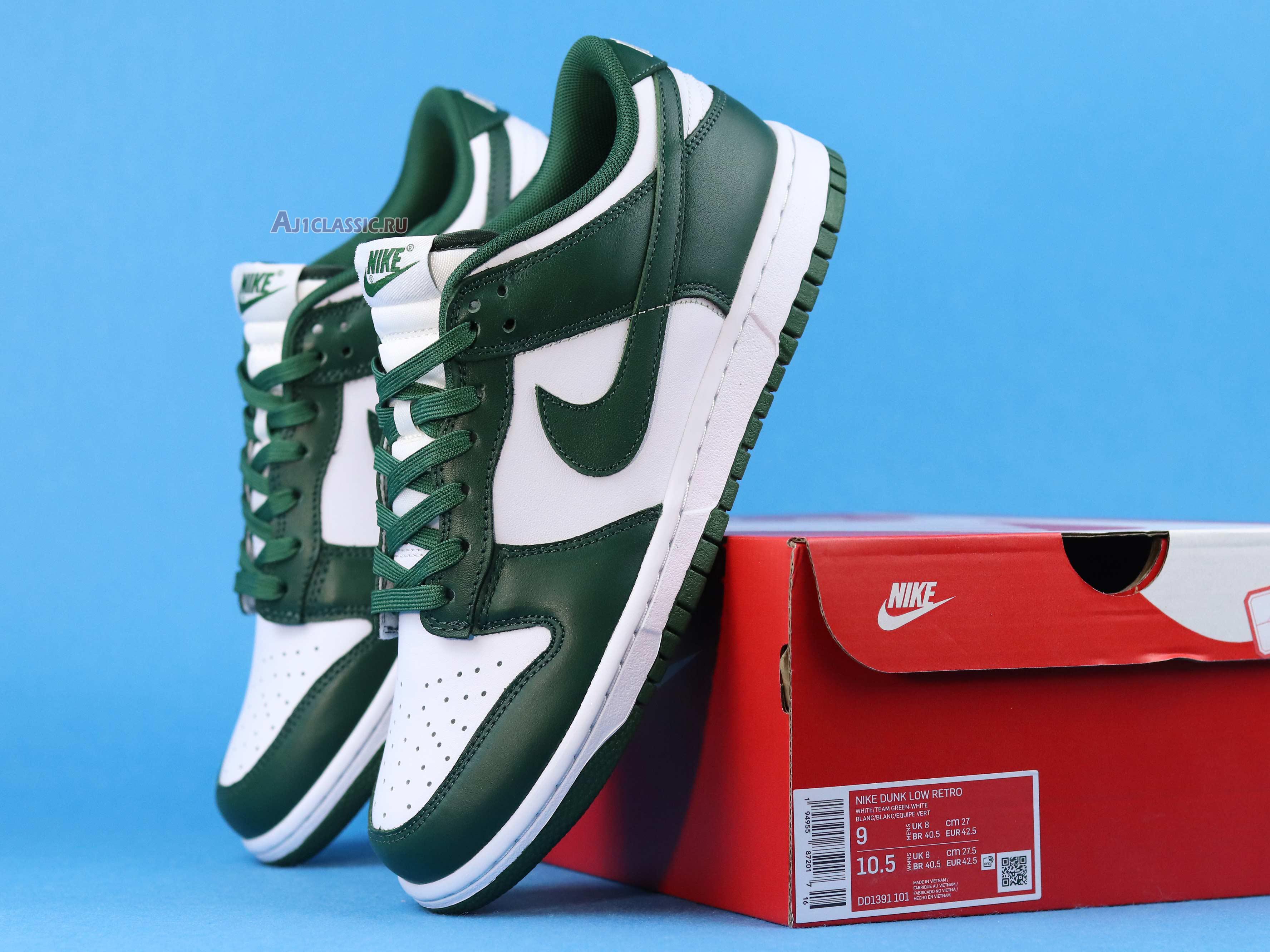 New Nike Dunk Low "Michigan State" DD1391-101 Shoes