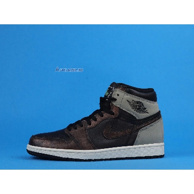 Air Jordan 1 Retro High OG Patina 555088-033 Black/Light Army/Sail/Fresh Mint Sneakers