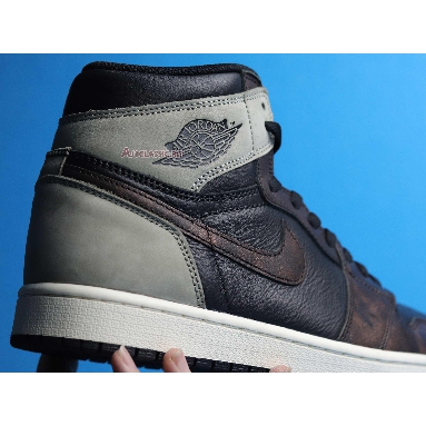 Air Jordan 1 Retro High OG Patina 555088-033 Black/Light Army/Sail/Fresh Mint Sneakers