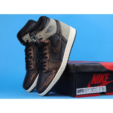 Air Jordan 1 Retro High OG Patina 555088-033 Black/Light Army/Sail/Fresh Mint Sneakers