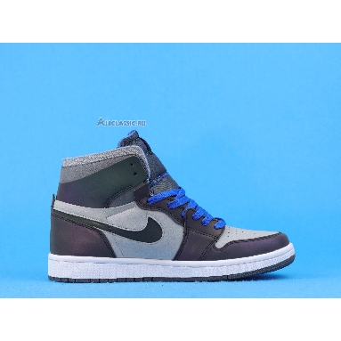 League of Legends x Air Jordan 1 Zoom Comfort World Championship 2020 DD1453-001 Iron Grey/Light Smoke Grey/Racer Blue/White Mens Womens Shoes