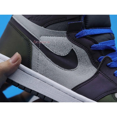 League of Legends x Air Jordan 1 Zoom Comfort World Championship 2020 DD1453-001 Iron Grey/Light Smoke Grey/Racer Blue/White Mens Womens Shoes