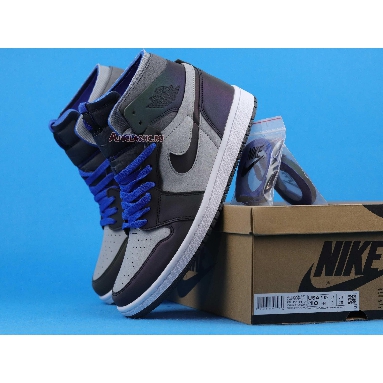 League of Legends x Air Jordan 1 Zoom Comfort World Championship 2020 DD1453-001 Iron Grey/Light Smoke Grey/Racer Blue/White Mens Womens Shoes