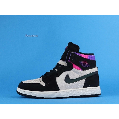 Paris Saint-Germain x Air Jordan 1 High Zoom Comfort Paris DB3610-105 White/Black/Psychic Purple/Hyper Pink Mens Womens Shoes